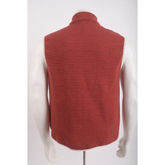 Southern Tide Mens Reversible Vest Jacket Ridgepoint M Red Gray 9590 NWT - Picture 5 of 11